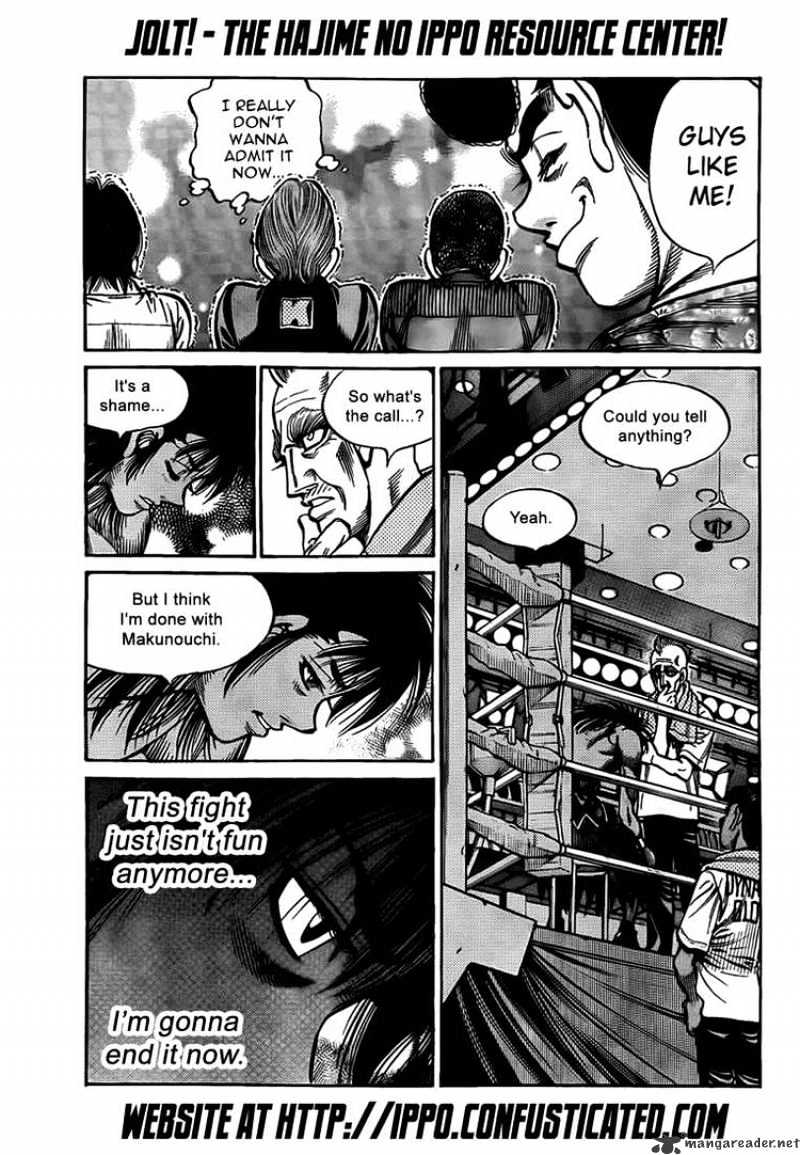 Hajime no Ippo: Fighting Spirit, Chapter 885 image 13